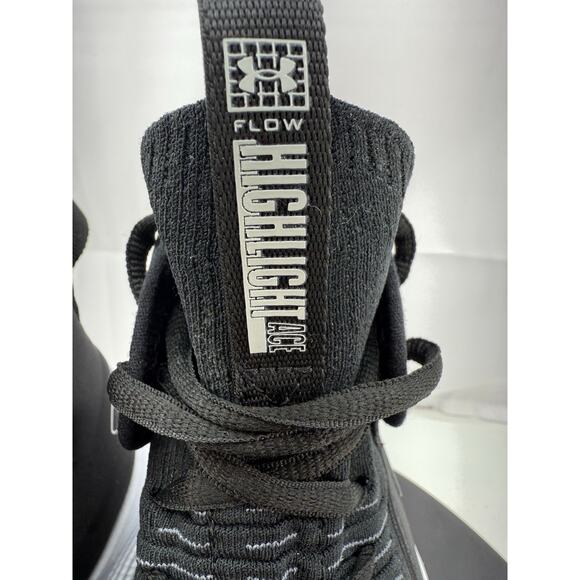 Under Armour Flow Highlight Ace Womens Sz 7.5 Black Volleyball Shoes 3027083-001 - Picture 3 of 11